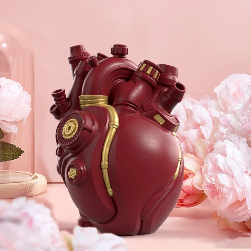 Decorative Mechanical Heart Vase