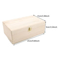 Wooden Storage Box with Lid