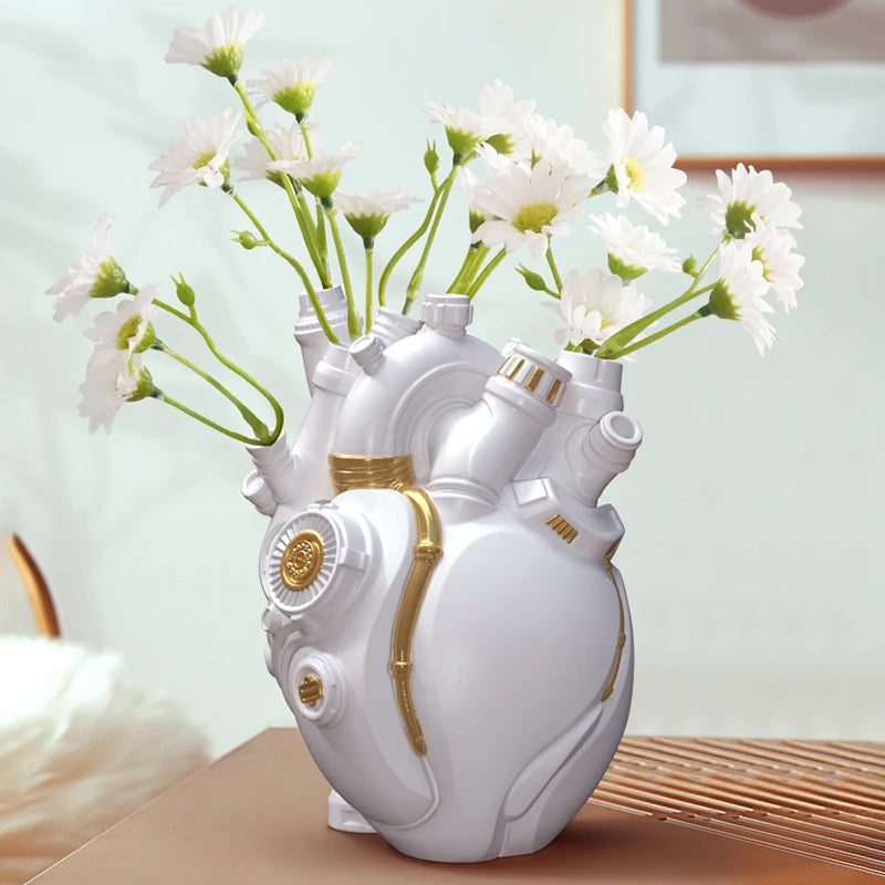 Decorative Mechanical Heart Vase