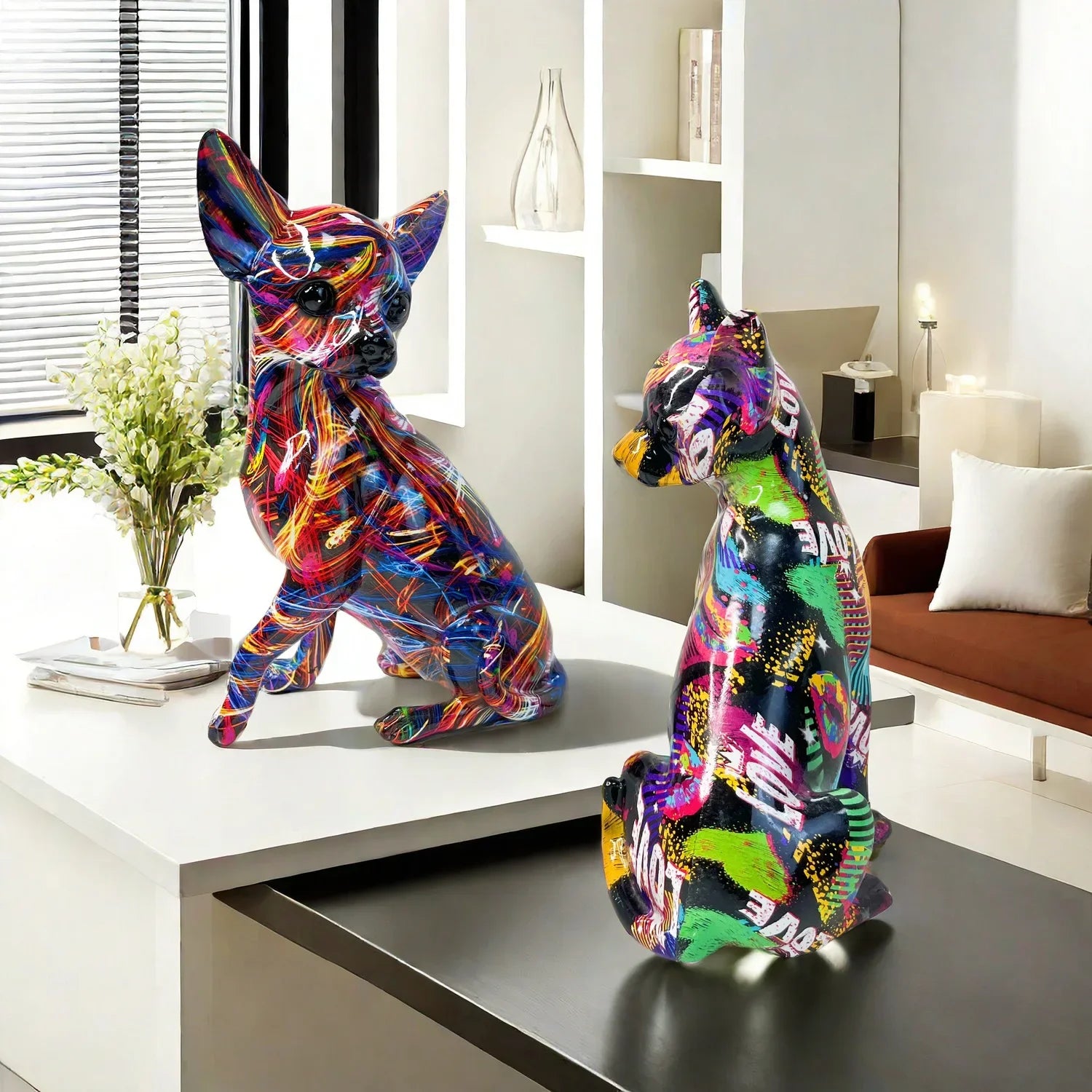 Decorative Resin Dog Accent